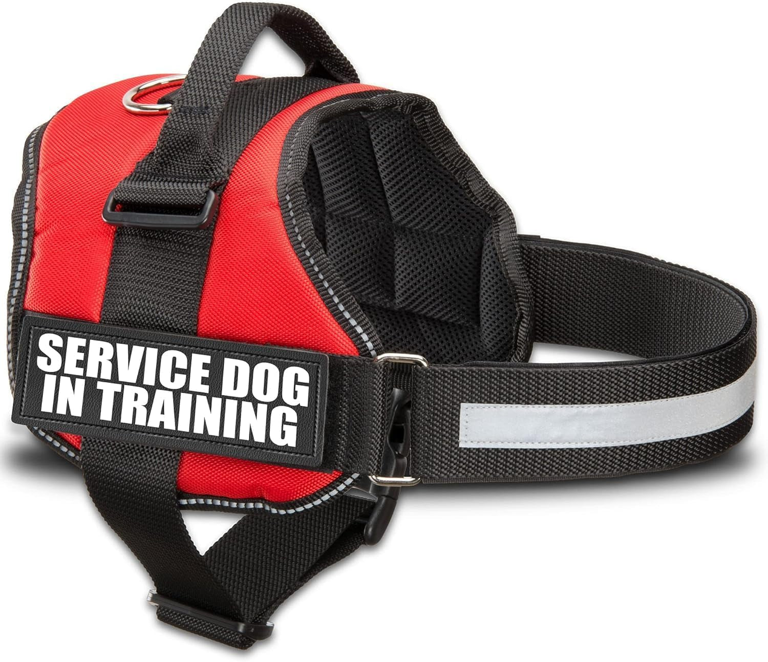 Service Dog Training Vest Harness, Extra Small (16.5-21.5 in), Red