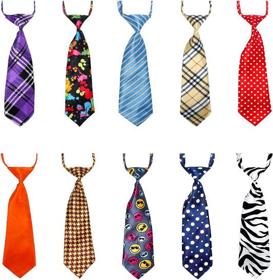 Adjustable Dog Neckties for Large Breeds - Premium Pet Bow Ties and Grooming Accessories for Special Occasions and Costumes