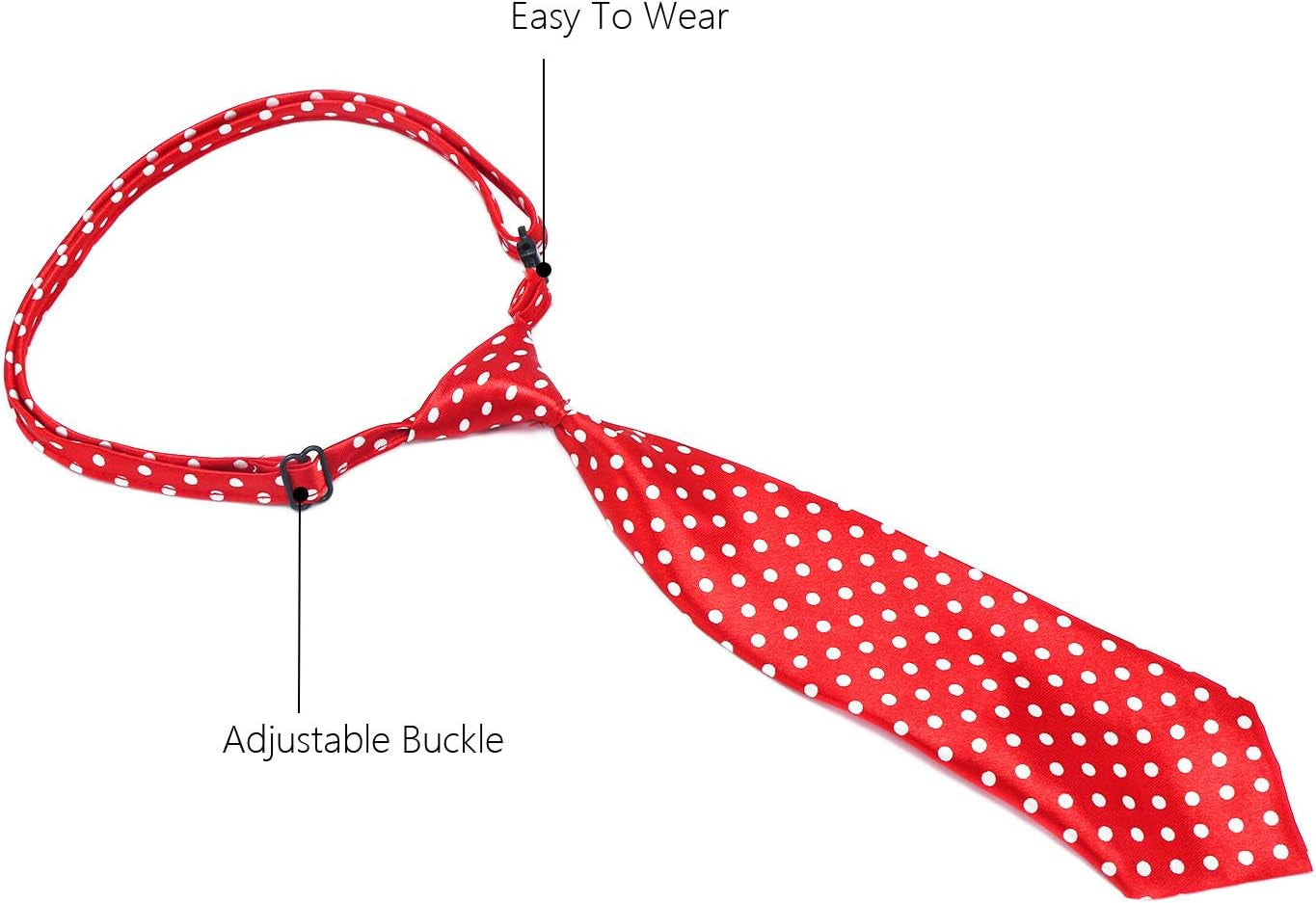 Adjustable Dog Neckties for Large Breeds - Premium Pet Bow Ties and Grooming Accessories for Special Occasions and Costumes