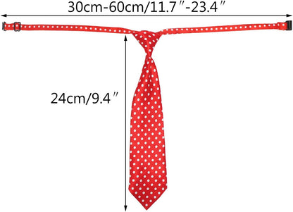 Adjustable Dog Neckties for Large Breeds - Premium Pet Bow Ties and Grooming Accessories for Special Occasions and Costumes